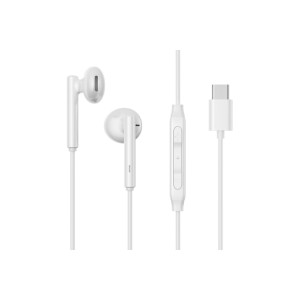 Căști cu fir JR-EC05, Joyroom, Polimer, USB-C, Alb фото