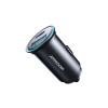 Încărcător auto mini 60W USB-A QC3.0 USB-C PD Negru