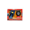 Remote-Controlled Car with Steering Wheel Design, Blue-Black