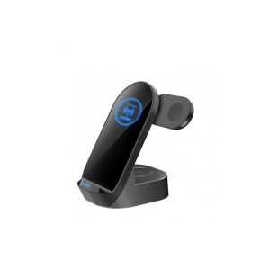 Încărcător wireless 3-în-1 KSC-778, putere maximă de 15W, negru фото