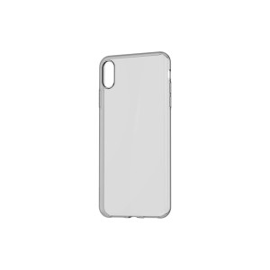 Carcasă din silicon rezistentă la șocuri Baseus, ultrasubțire, compatibilă cu iPhone XR, neagră transparentă фото