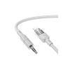 Cablu audio (UPA27), Lightning la mufă de 3,5 mm (M) - 1,2 m, Gri/Transparent