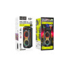 Boxă portabilă HA13 Max, BT, 2x60W, microfoane wireless, card TF, USB, neagră