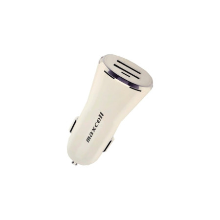 Încărcător auto 5V/2.4A cu încărcare rapidă, 2 porturi USB + cablu Lightning inclus