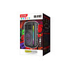 Boxă portabilă (8102), wireless BT 5.2, 10W, 1800mAh, afișaj LED, lumină ambientală, negru
