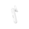 Casca Handsfree Bluetooth E63, cu volum reglabil si prindere rotativa, Alb