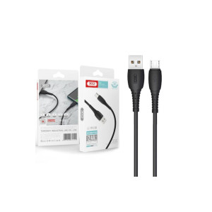 Cablu Date si Incarcare (NB-P163), USB-A la MicroUSB, 2.4A, 1m, Black фото