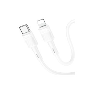 Cablu de date și încărcare Type-C / Lightning, X83, PD20W, 1m, Alb Cablu de date și încărcare Type-C / Lightning, X83, PD20W, 1m, Alb фото