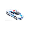 Plastic Police Car with Remote Control and Lights, White, 33x11x14 cm