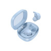 Căști Bluetooth EW65 Shadow, capacitate 500mAh, autonomie 4 ore, afișaj digital, albastru