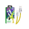 Cablu de date și încărcare (KSC-956), USB-A la USB-C, 65W, 1m, AUR