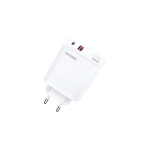Incarcator Priza Type C si USB 40W Fast-Charge Alb KSC-811 Incarcator Priza Type C si USB 40W Fast-Charge Alb KSC-811 фото