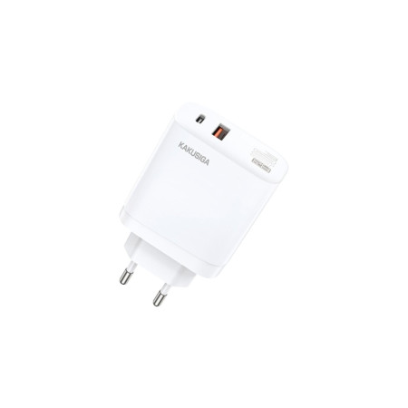 Incarcator Priza Type C si USB 40W Fast-Charge Alb KSC-811