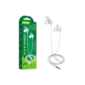 Casti cu Fir (KSC-705), In Ear, 3.5mm, 1.2m, Mic & Volume Key, HiFi, White фото