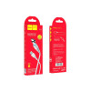 Cablu X63 Racer USB-A la MicroUSB, 18W, 2.4A, 1m, Alb