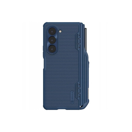 Carcasă Super Frosted Shield pentru Samsung Galaxy Z Fold 5, Policarbonat, Albastră