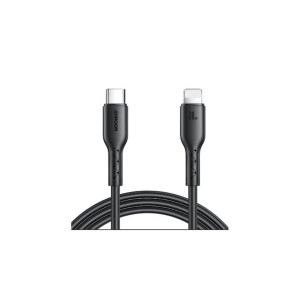 Cablu de încărcare rapidă USB-C la Lightning, 30W, 1M, Negru - SA26-CL3 фото