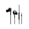 Căști cu fir (JR-EW02), Microfon, Mufă de 3,5 mm, In-Ear, Sunet Hi-Fi, 1,2 m, Negru