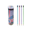 Set de creioane HB, 48 de piese, design colorat cu radieră, grafit HB2, non-toxic