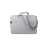 Geantă pentru laptop GT1, 14", interior moale, 2 compartimente, material textil, gri
