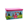 Cutie de depozitare pentru copii, jucării și haine, cu imprimeu prințesă – 58×34×30 cm