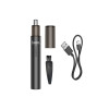 Aparat de tuns nasul, reîncărcabil 100mAh, 6800RPM, silențios, portabil și compact, negru (HP34)