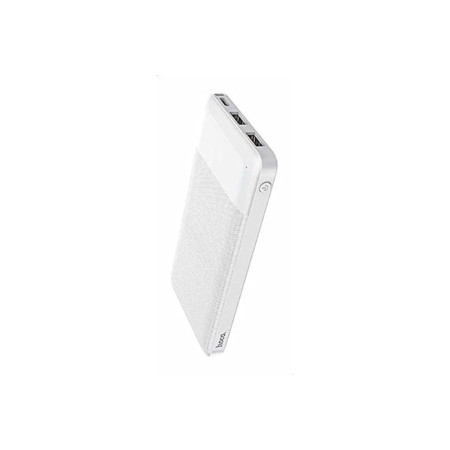 Baterie externă J72, 10000mAh, 2xUSB-A, încărcare 10W, alb
