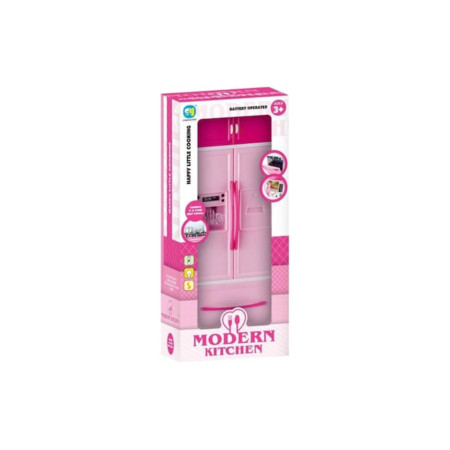 Set de bucătărie pentru copii cu un singur modul, roz, 15,5 x 9 x 36 cm