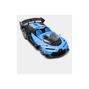 Mașină de curse Bugatti cu telecomandă, scară 1:16, albastră фото