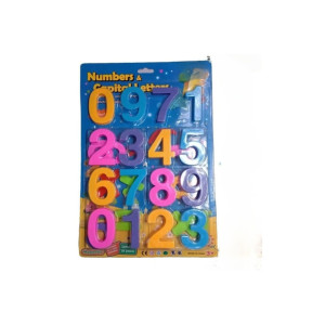 Set de cifre magnetice din plastic pentru copii – Set colorat pentru invatarea numerelor, 44x29 cm фото