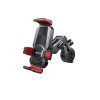 Suport de telefon pentru bicicletă/motocicletă JR-ZS361, cleme laterale, corp din aluminiu - negru