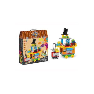Cărucior mini-scuol amuzant DIY - Benzinărie cu accesorii, 61 de piese Cărucior mini-scuol amuzant DIY - Benzinărie cu accesorii, 61 de piese фото