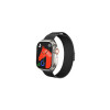 Curea iWatch (AS101) (42/44/45/49mm) milanez, metal - negru