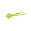 Jucărie din plastic pentru confecționarea bulgărilor de zăpadă, în formă de stea, verde deschis