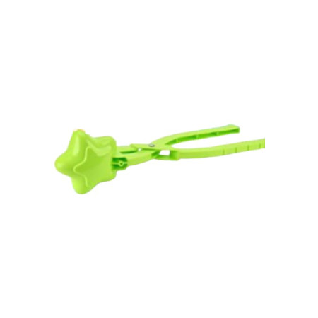 Jucărie din plastic pentru confecționarea bulgărilor de zăpadă, în formă de stea, verde deschis