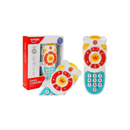 Telecomandă interactivă, Huanger, 6 luni+, multicoloră