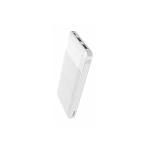 Acumulator extern J72, 10000mAh, 2xUSB-A, 10W, Alb фото