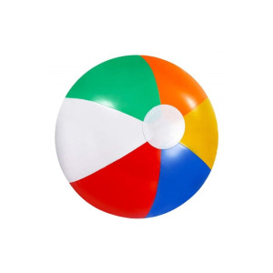 Minge de plajă gonflabilă din PVC, colorată vara pentru copii, 33 cm фото