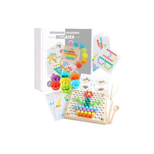 Mozaic Puzzle, LearnHow, Lemn, Multicolor фото