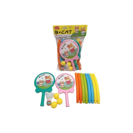 Set constructie , 3 mingi rotunde, fluturas – jucarii pentru recreere activa a copiilor