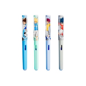Pix din plastic cu cerneală termosensibilă Nebo, design anime, set de 12 piese фото
