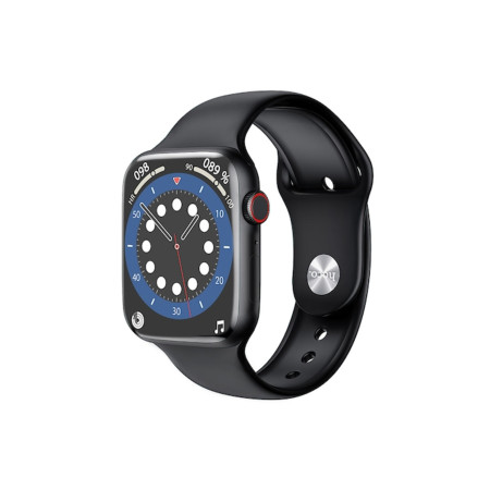 Ceas inteligent Y5 Pro, IPS Multi Touch 1.85", ECG, Monitor de ritm cardiac, SpO2, IP68, Negru