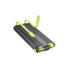 Baterie externă cu cabluri integrate, J127A, Type-C + Lightning, 10.000 mAh, neagră