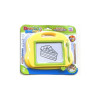 Tablă de desen magnetică cu stilou magnetic – Jucărie creativă pentru copii, galben și verde, dimensiuni 21x