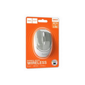 Mouse dublu GM34 (BT 5.0/Wireless 2.4G, 1.600 DPI) фото