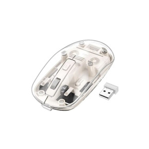 Mouse wireless GM29, 2.4G și Bluetooth 5.0, design transparent, conector USB, DPI reglabil, W фото