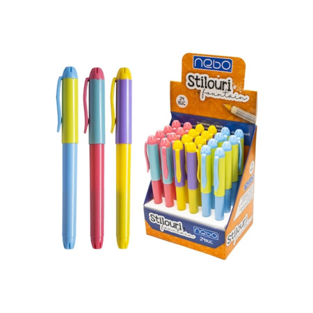 Pixuri din plastic – NEBO, Set de 24 de bucăți, 3 variante de culoare