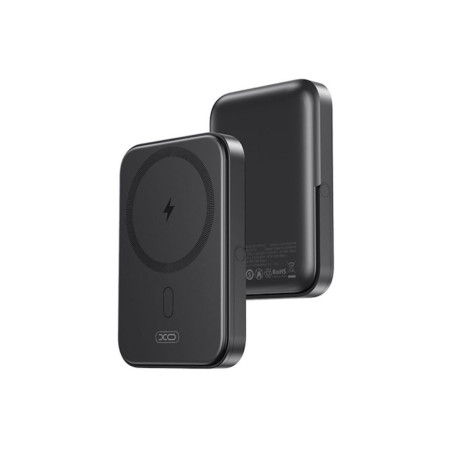 Baterie MagSafe XO-PR242, 5.000mAh, Suport sustinere, Incarcare rapida cu Port Type-C, Negru