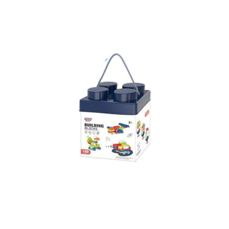 Joc de construcție cu 140 de piese, multicolor