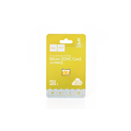 Card Memorie microSDHC HOCO, 32 Gb, Clasa 10